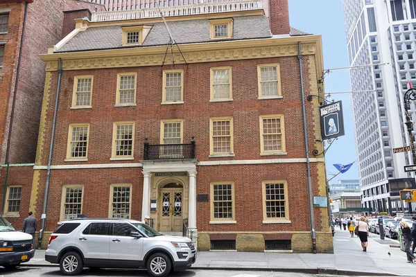 Fraunces Tavern Museum Restaurant New York City Situated Pearl Street — Stock Photo, Image