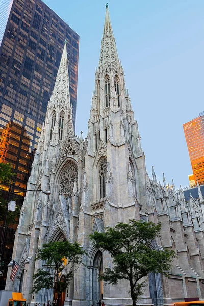 Gün batımında St. Patrick Katedrali