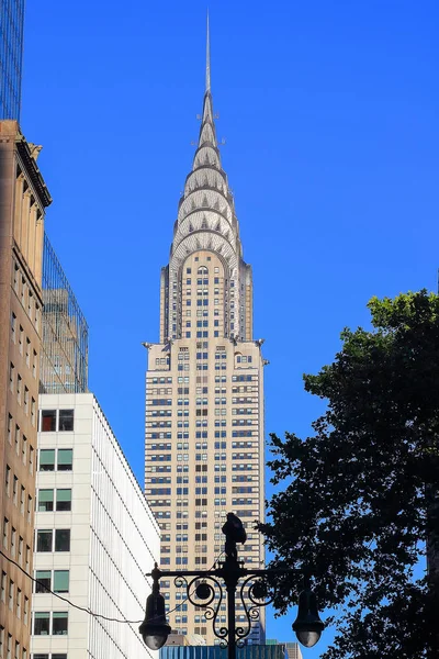 Looking Manhattan Clear Blue Sky New York City — Stock Photo, Image
