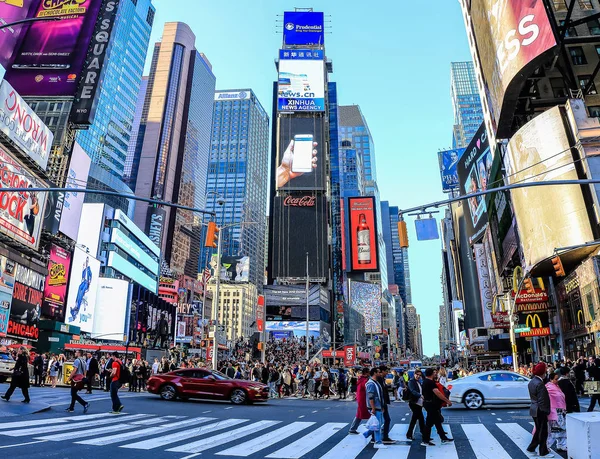 Times Square'de günbatımı