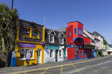Panoramik bir Kinsale, County Cork, İrlanda