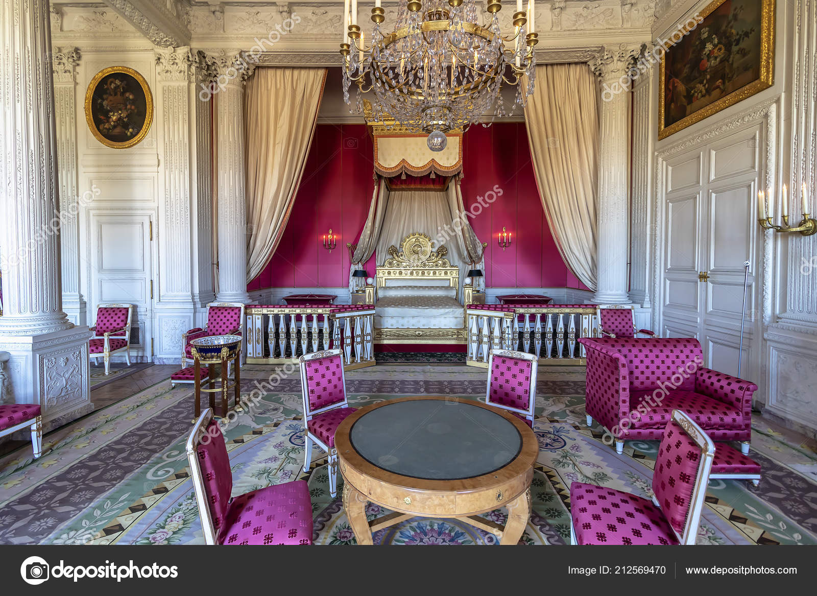 Versailles France March 2018 Bedroom Great Trianon Palace