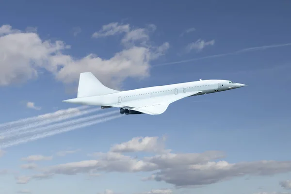 Aereo Concorde Aereo Passeggeri Supersonico Con 144 Posti — Foto Stock