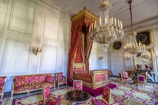 Версаль Франція Березня 2018 Bedboom Всередині Великі Trianon Палац Grand — стокове фото