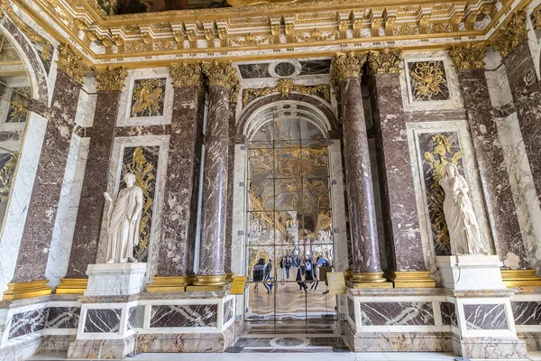 Versailles France March 2018 Detail Des Spiegels Spiegelsaal Galerie Des — Stockfoto