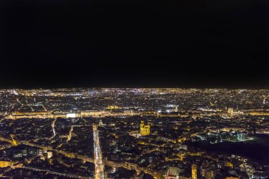 Paris cityscape havadan görünümü