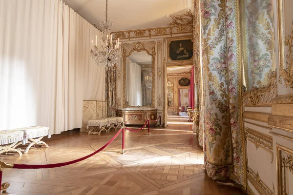 Versailles Francja Marca 2018 Korytarz Wewnątrz Royal Palace Wersalu Francji — Zdjęcie stockowe