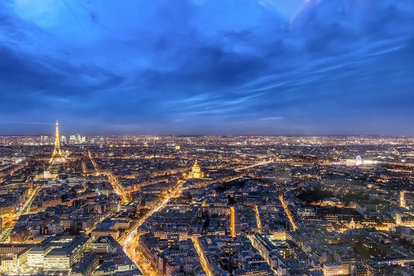 Vista Aérea Del Paisaje Urbano París — Foto de Stock