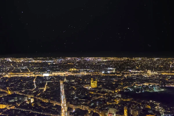 Luftaufnahme Der Pariser Stadtlandschaft — Stockfoto