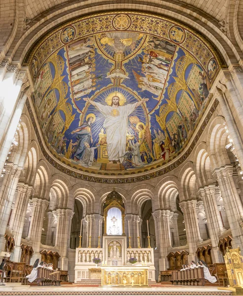 Paris Fransa Mart 2018 Ana Sunak Paris Kutsal Kalp Bazilikası — Stok fotoğraf