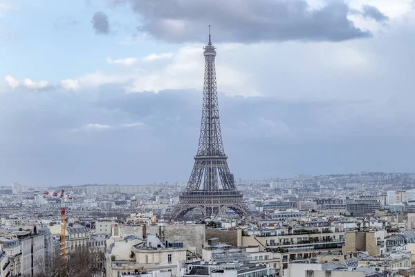Vista Aérea Del Paisaje Urbano París —  Fotos de Stock
