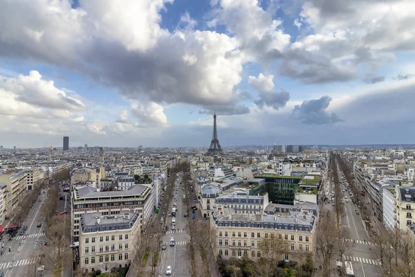 Widok Panoramę Paryża — Zdjęcie stockowe