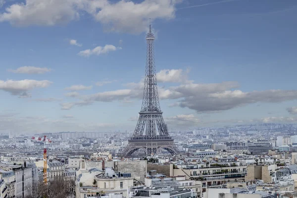 Vista Aérea Paisagem Urbana Paris — Fotografia de Stock