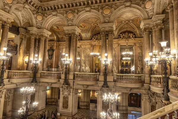 Париж Франция Марта 2018 Года Внутри Palais Garnier Опера Гарнье — стоковое фото