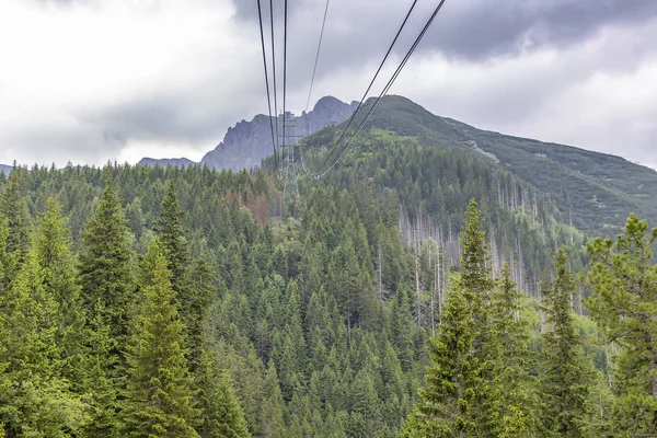 Teleférico Zakopane Para Montar Kasprowy Wierch — Foto de Stock