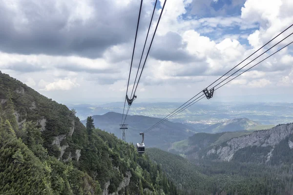 Teleférico Zakopane Para Montar Kasprowy Wierch — Fotografia de Stock