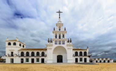El Rocio hermitage, küçük köy Almonte, Huelva, Endülüs, İspanya