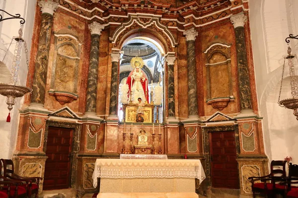 Aracena Huelva Spain April 2017 Main Altar Priory Church Virgen — Stock Photo, Image