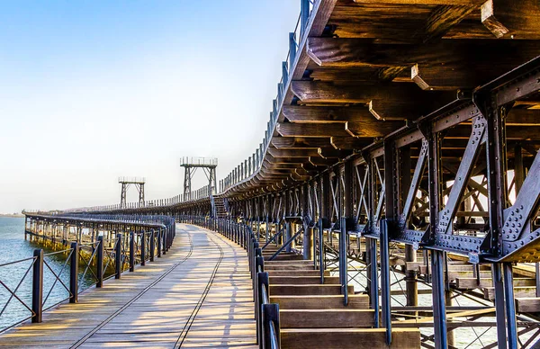 Muelle Del Tinto Vista Superior — Foto Stock