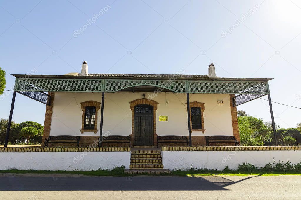 Summer house of Zenobia Camprubi, wife of Juan Ramon Jimenez, in La Rabida, Palos de la Frontera, Huelva, Spain