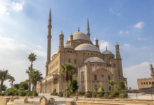 Gran Mezquita Muhammad Ali Pasha Mezquita Alabastro Situada Cima Ciudadela —  Fotos de Stock