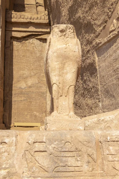 Ayrıntı Dış Tapınağı Ebu Simbel Büyük Tapınağı Ramses Mısır — Stok fotoğraf