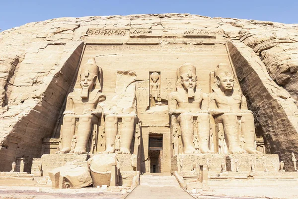 Abu Simbel Gran Templo Ramsés Egipto —  Fotos de Stock