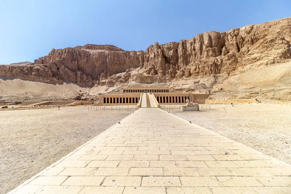 Tempio Funerario Hatshepsut Noto Anche Come Djeser Djeseru Costruito Xviii — Foto Stock