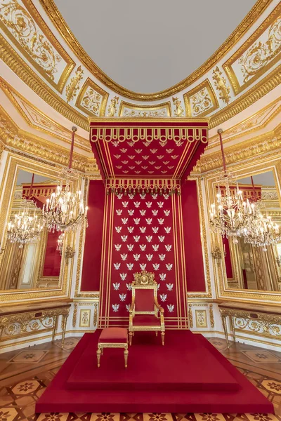 Varsovie Pologne Mai 2018 Salle Trône Dans Château Royal Varsovie — Photo