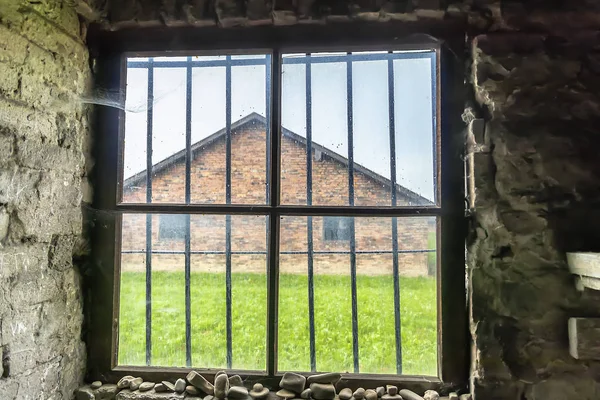 Barracão Prisioneiros Campo Concentração Extermínio Auschwitz Construído Operado Pela Alemanha — Fotografia de Stock