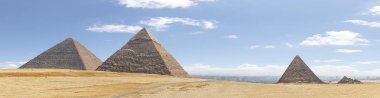 Büyük Giza, Mısır piramitleri ile çevrenin Panorama