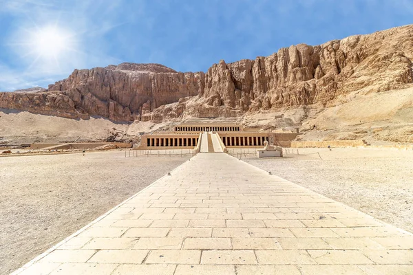 Похоронний Храм Хатшепсут Також Відомий Djeser Djeseru Побудований Фараона Xviii — стокове фото