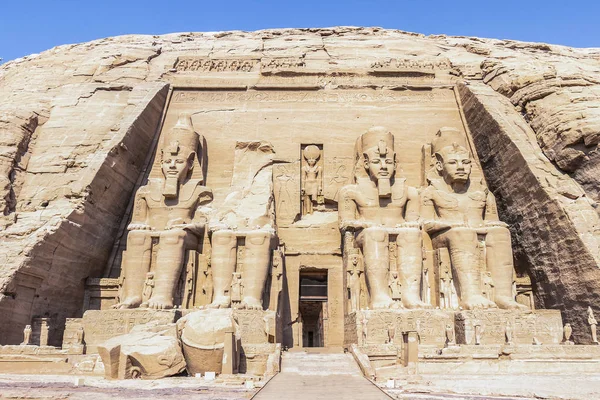 Abu Simbel Gran Templo Ramsés Egipto —  Fotos de Stock