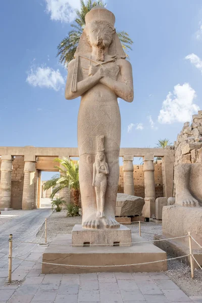 Complejo Templos Karnak Comúnmente Conocido Como Karnak Comprende Una Vasta —  Fotos de Stock