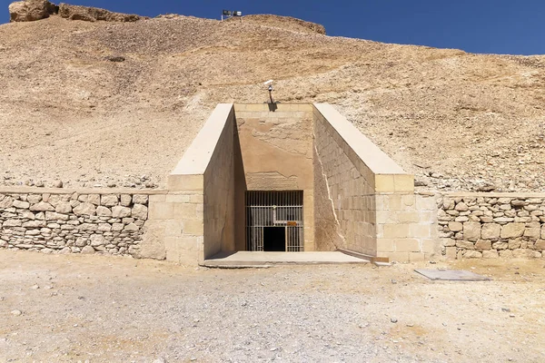 Ramses Içinde Krallar Vadisi Olarak Bilinen Kapıları Kralların Vadisi Türbesi — Stok fotoğraf