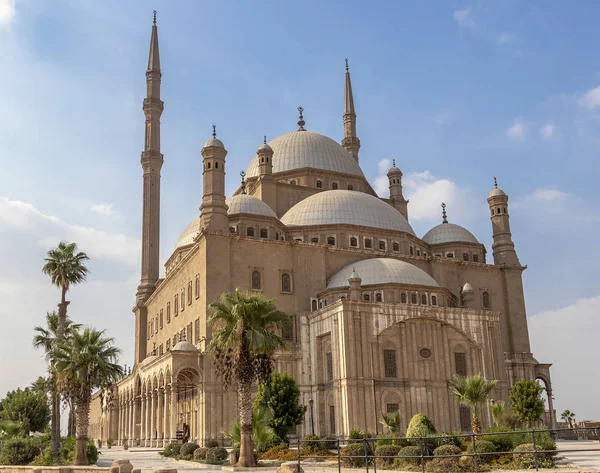 Nagy Mecset Muhammad Ali Pasha Vagy Alabástrom Mecset Található Csúcs — Stock Fotó