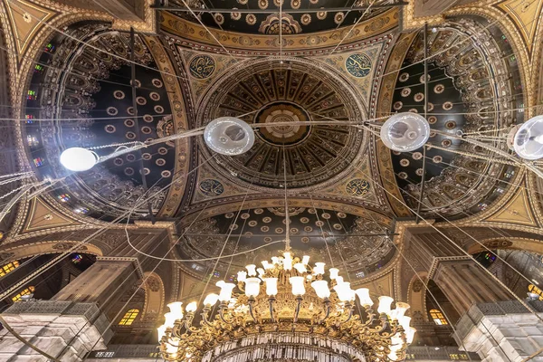 Kairo Ägypten September 2018 Innenraum Der Moschee Von Muhammad Ali — Stockfoto