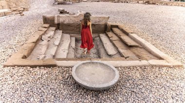Kom Ombo Tapınağı Kleopatra Hamam. Derler ki o Kleopatra V