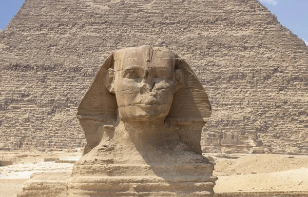 Espinaca Cara Fondo Pirámide Giza Cairo Egipto —  Fotos de Stock