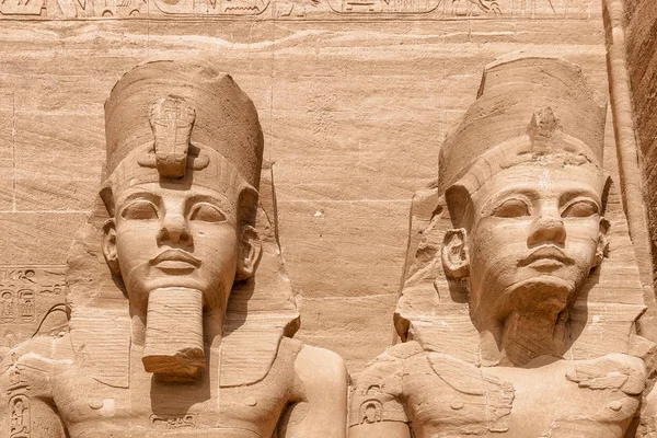 Абу Симбел Великий Фараон Рамсеса Египет — стоковое фото