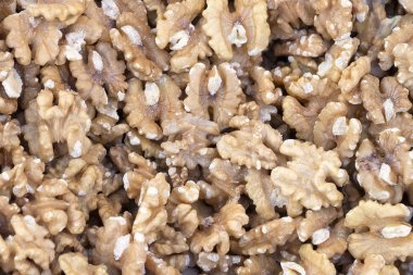 Ceviz badem, yığını sağlıklı gıda