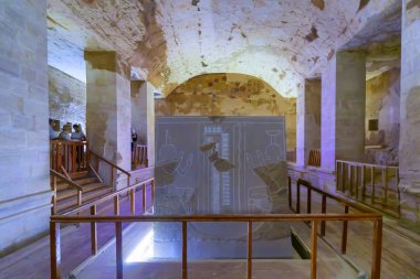 Luksor, Mısır-Eylül 11, 2018: Tomb Kv8, Vall bulunan