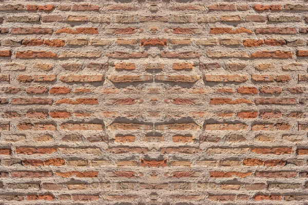 Prawdziwa Czerwona Ściana Cegły Dla Tekstury Tła — Zdjęcie stockowe