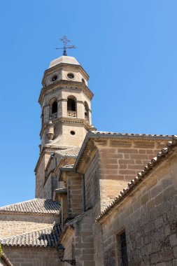 Baeza 'daki Bakire Hükmü Katedrali' nin çan kulesi, Saint Mary Meydanı, Jaen, İspanya