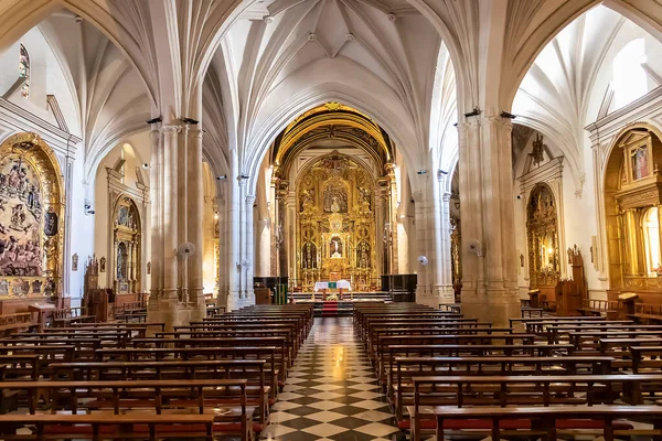 Jaen Spanya Haziran 2020 San Ildefonso Bazilikası Içindeki Ana Sunak — Stok fotoğraf