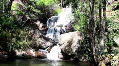 Jerte Valley, İspanya 'da Şelale