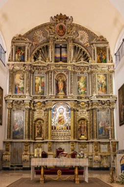 Huelva, İspanya - 17 Ağustos 2020: Valverde del Camino, Huelva Eyaleti, Endülüs, İspanya