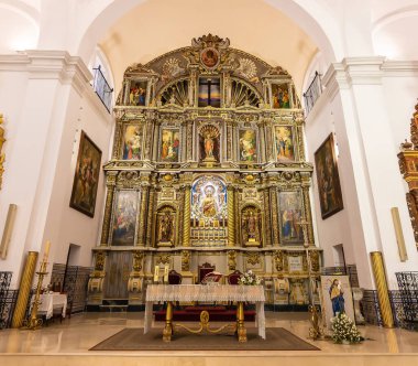 Huelva, İspanya - 17 Ağustos 2020: Valverde del Camino, Huelva Eyaleti, Endülüs, İspanya