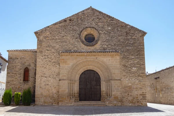 Iglesia Santa Cruz Una Las Pocas Iglesias Estilo Románico Baeza — Foto de Stock