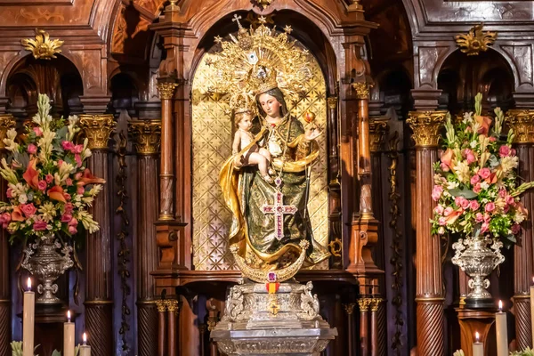 Huelva España Septiembre 2020 Altar Del Santuario Virgen Cinta Día — Foto de Stock